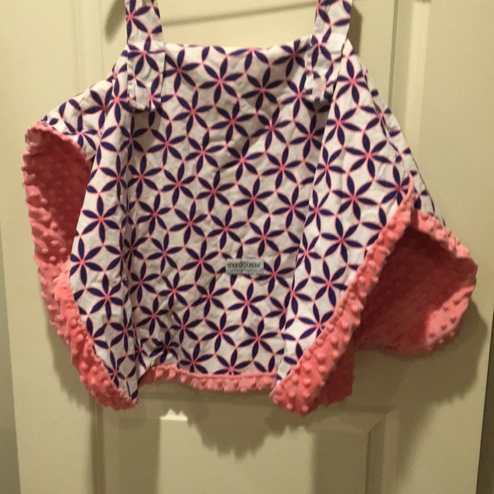 NWOT! Carseat Canopy baby Cover attach to carrier & detaches for nursing baby OS